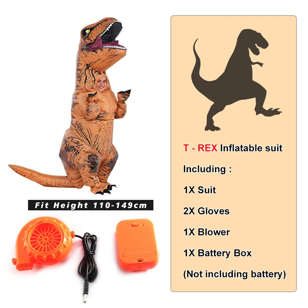 T-rex inflatable costume