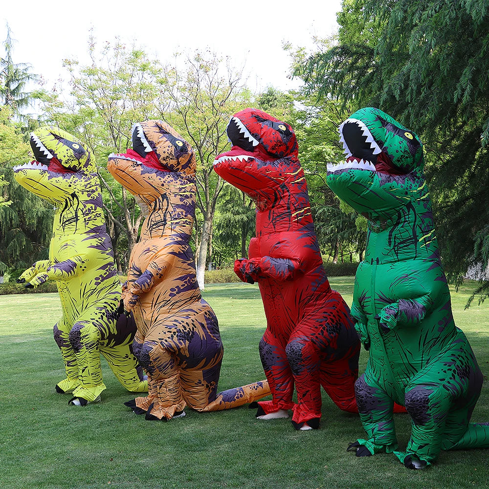 T-rex inflatable costume