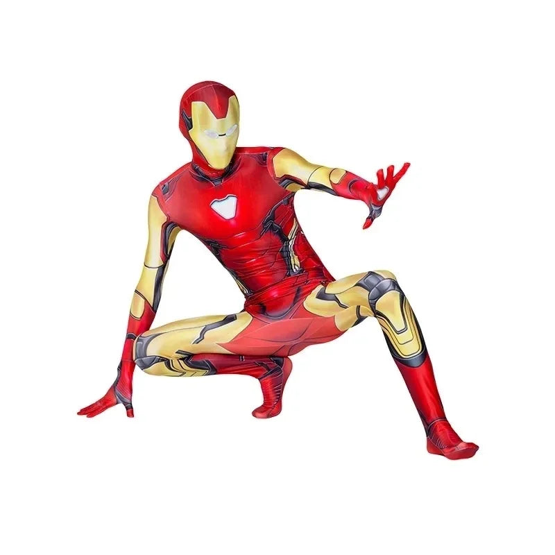 Kids & Adult Iron Man Cosplay Costume